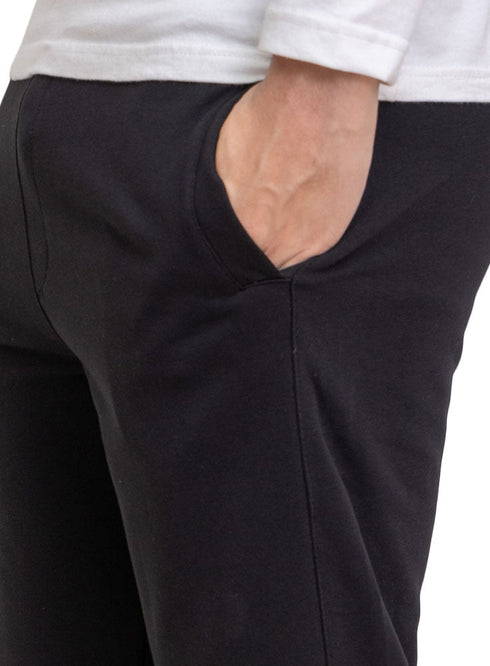 Black Melton Wide Leg - Khotwh